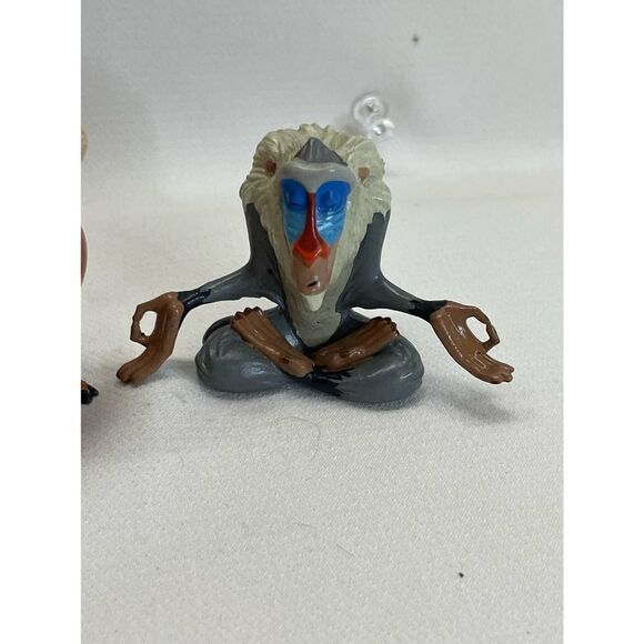 Lion King PVC Rafiki Meditating and Timon Pumba Disney Applause Cake Topper - Picture 2 of 7